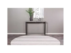 Venture Home Sidetable-Rise Sidetable 30X110 Cm Beton Decor, Zwart.