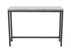 Venture Home Sidetable-Rise Sidetable 30X110 Cm Beton Decor, Zwart.