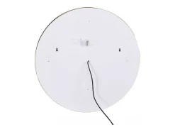 OZAIA Accessoires & Spiegels-Ronde Badkamerspiegel Met Ledverlichting En Goudkleurige Lijst Diameter 80 Cm Numea