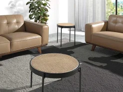 Angel Cerda Bijzettafel-Ronde Rotan Hoektafel 2109