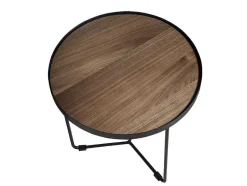 Angel Cerda Bijzettafel-Ronde Walnoten Hoektafel 2028