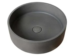 Shower & Design Wastafel-Ronde Wastafel Om Te Plaatsen Van Beton - 39 Cm - Dukat