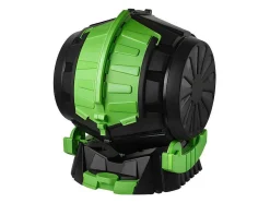 Vente-unique Tuinopslag-Roterende Compostbak Van 50 Liter Met Opvangbak - L49 X B44 X H57 - Recycool