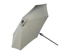 Vente-unique Parasol-Sabal Parasol Met Kantelfunctie En Led-Verlichting Grijs.
