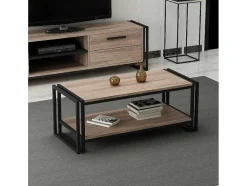 EPIKASA Salontafel-Salontafel Carmela, Walnoten, 102X45X40 Cm,
