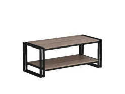 EPIKASA Salontafel-Salontafel Carmela, Walnoten, 102X45X40 Cm,