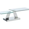 Maison Céphy Salontafel-Salontafel Met Draaiblad Oyrus - Gehard Glas & Metaal
