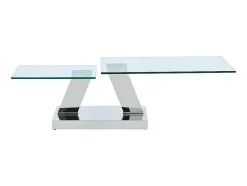 Maison Céphy Salontafel-Salontafel Met Draaiblad Oyrus - Gehard Glas & Metaal