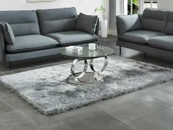 Maison Céphy Salontafel-Salontafel Met Draaiblad Joline - Gehard Glas En Metaal