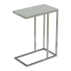 Vente-unique Bijzettafel-Salontafel Nelio - Gehard Glas - Wit