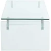 Vente-unique Salontafel-Salontafel Van Gehard Glas - Transparant - Madro