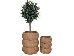 House Nordic Opbergaccessoire-Sarbas Mand O25/35Cm Set Van 2 Naturel.