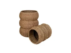 House Nordic Opbergaccessoire-Sarbas Mand O25/35Cm Set Van 2 Naturel.