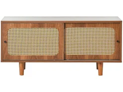 ModernLuxe Schoenenkast-Schoenenkast - Met 2 Deuren En Verstelbare Planken - Bruin