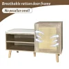 ModernLuxe Schoenenkast-Schoenenkast - Met Bankje En Vakken - Licht Naturel