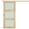 Vente-unique Schuifdeur-Schuifdeur Acosta Met 3 Ramen - H205Xb93 Cm - Mdf