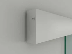 Vente-unique Schuifdeur-Schuifdeur In Opbouw - H205 X L73 Cm - Gehard Glas