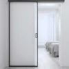 Vente-unique Schuifdeur-Schuifdeur Linci - H205 Cm X L93 Cm - Gehard Glas