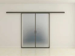 Vente-unique Schuifdeur-Schuifdeur Linci - H205Cm X L83Cm - Gehard Glas