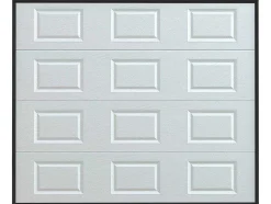 Vente-unique Garagedeur-Sectionale Garagedeur Caopas Wit - Gemotoriseerd