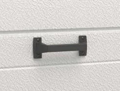 Vente-unique Garagedeur-Sectionale Garagedeur Houteffect Wit Met Motor - Prieta