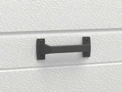 Somfy Garagedeur-Sectionale Garagedeur Met Gegroefd Effect En Centrale Loopdeur - Antraciet - Met -Motor - Noria