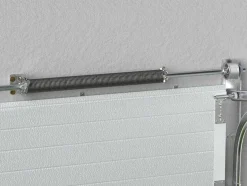 Vente-unique Garagedeur-Sectionale Garagedeur Met Cassettes - Wit - Met Ramen - Automatisch - Caopas