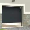 Vente-unique Garagedeur-Sectionale Garagedeur Met Groefeffect Antraciet - Noria