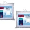 DODO Hoofdkussen-Set 2 Hoofdkussens Natuurlijke Dons Baffin - 65X65 Cm