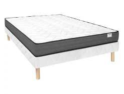 Ysmée Set Matras En Lattenbodem-Set 140 X 200 Cm Bedbodem + Matras Met Pocketveren - Ambracie Van Ysmee