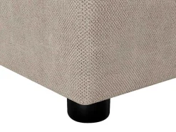 Ysmée Boxspringbed-Set Bed Met Hoofdbord Met Capitons + Bedbodem Met Opbergruimte + Matras+ Dekmatras- 180 X 200 Cm - Stof - Taupegrijs - Kida Van Ysmee