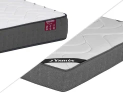 Ysmée Set Matras En Lattenbodem-Set Bedbodem + Matras Met Pocketveren En Vormgeheugen Babylone Van Dreamea 23 Cm Dik - 180 X 200 Cm