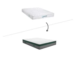 Ysmée Set Matras En Lattenbodem-Set Bedbodem + Matras Met Pocketveren Prestige Van Ysmee - 160 X 200 Cm