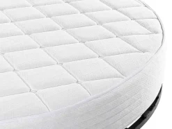 DREAMEA PLAY Set Matras En Lattenbodem-Set Bedbodem + Rondmatras Roma Van - 220 X 220 Cm