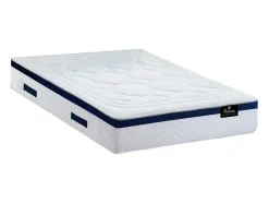 Palacio Set Matras En Lattenbodem-Set Bedbodem En Matras Pocketveren En Vormgeheugen Met Textuur Marquis Van Dreamea - Dikte 30 Cm - 140 X 190 Cm - Blauw