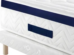 Palacio Set Matras En Lattenbodem-Set Bedbodem En Matras Pocketveren En Vormgeheugen Met Textuur Marquis Van Dreamea - Dikte 30 Cm - 140 X 190 Cm - Blauw