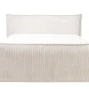 Palacio Boxspringbed-Set Boxspring Met Hoofdeinde + Bedbodems Met Opbergruimte + Matras + Dekmatras - 2 X 80 X 200 Cm - Ivoorwit Ribfluweel - Rhoda Van