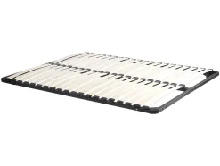 DREAMEA Set Matras En Lattenbodem-Set Lattenbodem + Futon 140 X 190 Cm - 100% Katoen - Shiva Van - Beige