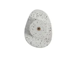 Vente-unique Opbergaccessoire-Set Van 3 Badkamerhaakjes In Terrazzo - 3 Groottes - Stochi