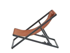 MYLIA Ligstoel-Set Van 2 Chileense Ligstoelen Van Aluminium - Terracotta - Anilio Van