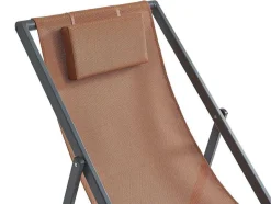 MYLIA Ligstoel-Set Van 2 Chileense Ligstoelen Van Aluminium - Terracotta - Anilio Van