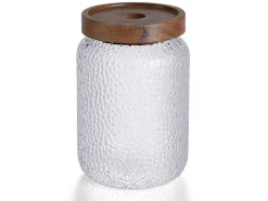 OZAIA Keukenaccessoire En -Opbergruimte-Set Van 3 Conservepotten Voor Voedingswaren - 3 Afmetingen - Glas - Transparant - Festini