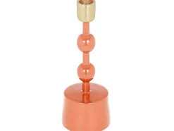 OZAIA Kandelaar En Kaars-Set Van 2 Geemailleerde Aluminium Kandelaars - H.26,5 Cm En H.22 Cm - Terracotta - Parina