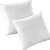 DREAMEA Hoofdkussen-Set Van 2 Gerecyclede Hoofdkussens 60 X 60 Cm Van - 100% Microvezel Hoes - Rosa