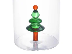 OZAIA Tafelservies-Set Van 4 Glazen Met Kerstmotieven - O7,5 X H9,5 Cm - Scopa