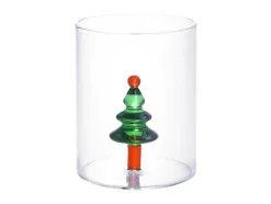 OZAIA Tafelservies-Set Van 4 Glazen Met Kerstmotieven - O7,5 X H9,5 Cm - Scopa