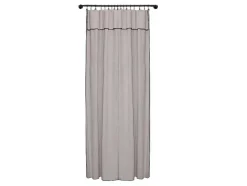 OZAIA Aanbiedingen: Woonaccessoires-Set Van 2 Gordijnen Van Katoen En Linnen - 140 X 280 Cm - Taupegrijs - Borina