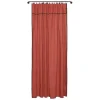 OZAIA Aanbiedingen: Woonaccessoires-Set Van 2 Gordijnen Van Katoen En Linnen - 140 X 280 Cm - Terracotta - Borina
