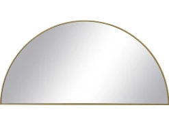 OZAIA Spiegel-Set Van 2 Halfronde Spiegels In Metaal - B.50 X H.100 Cm - Goudkleurig - Gavra
