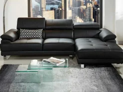 Vente-unique Salontafel-Set Van 3 Inschuifbare Bijzettafels Minka - Glas